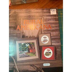 Jim Harrison Rural Americana Cross Stitch Design Book Nostalgic Country Scenes P
